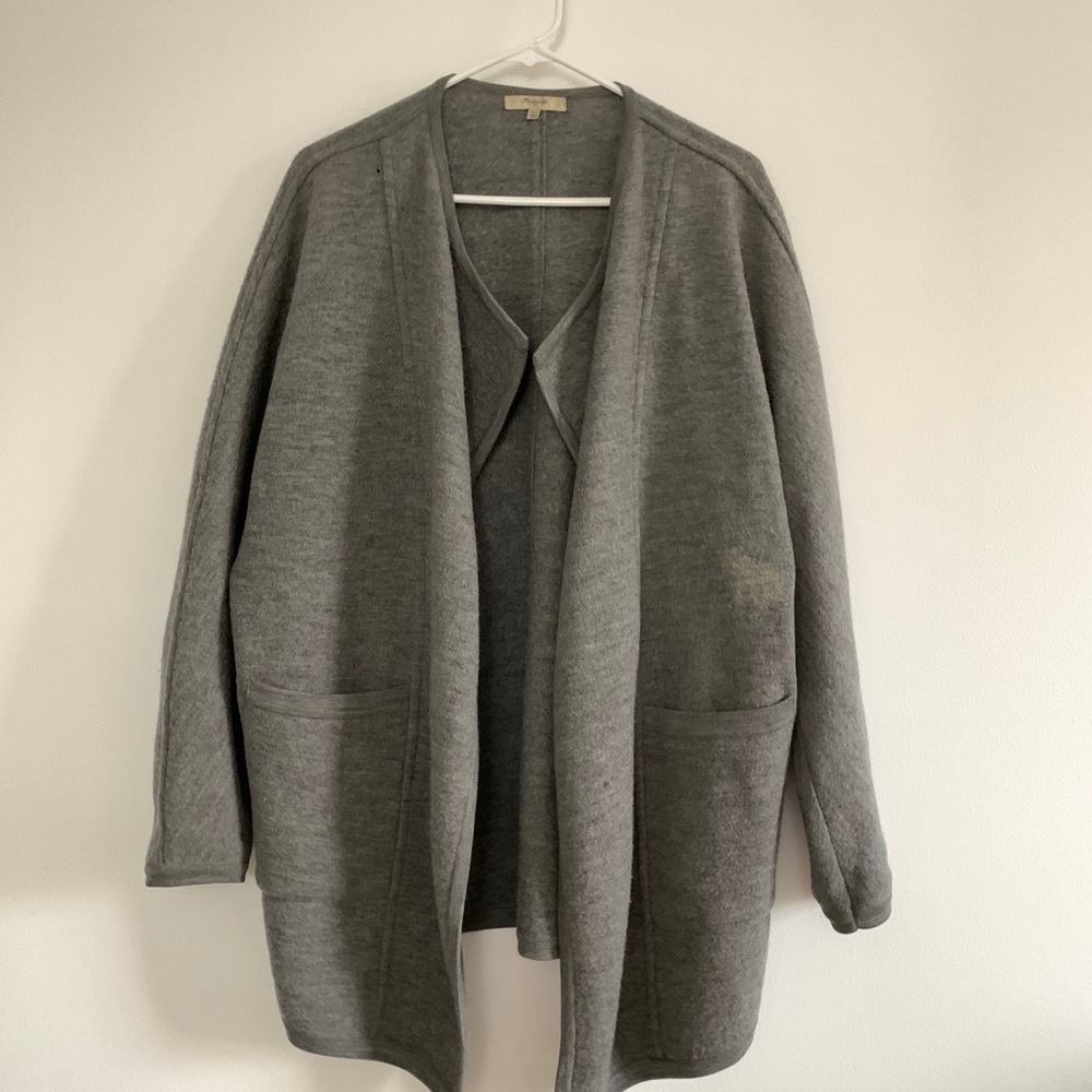 Madewell oversized sweater coat